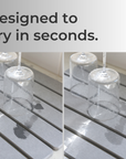 Stone Drying Dish Mat - Rollable